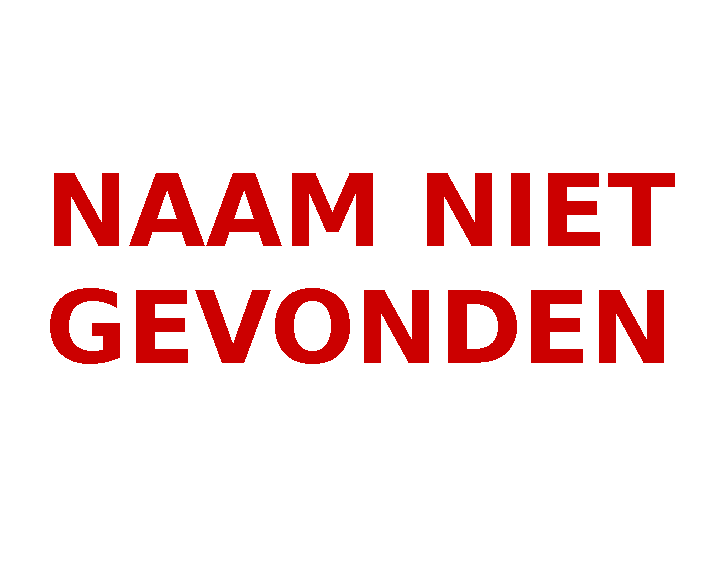 Achternaam niet gevonden